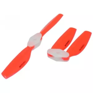 Microheli Plastic Folding 2-Blade Propeller 5045 CW/CCW W/Bracket (RED) - Picture 1 of 1