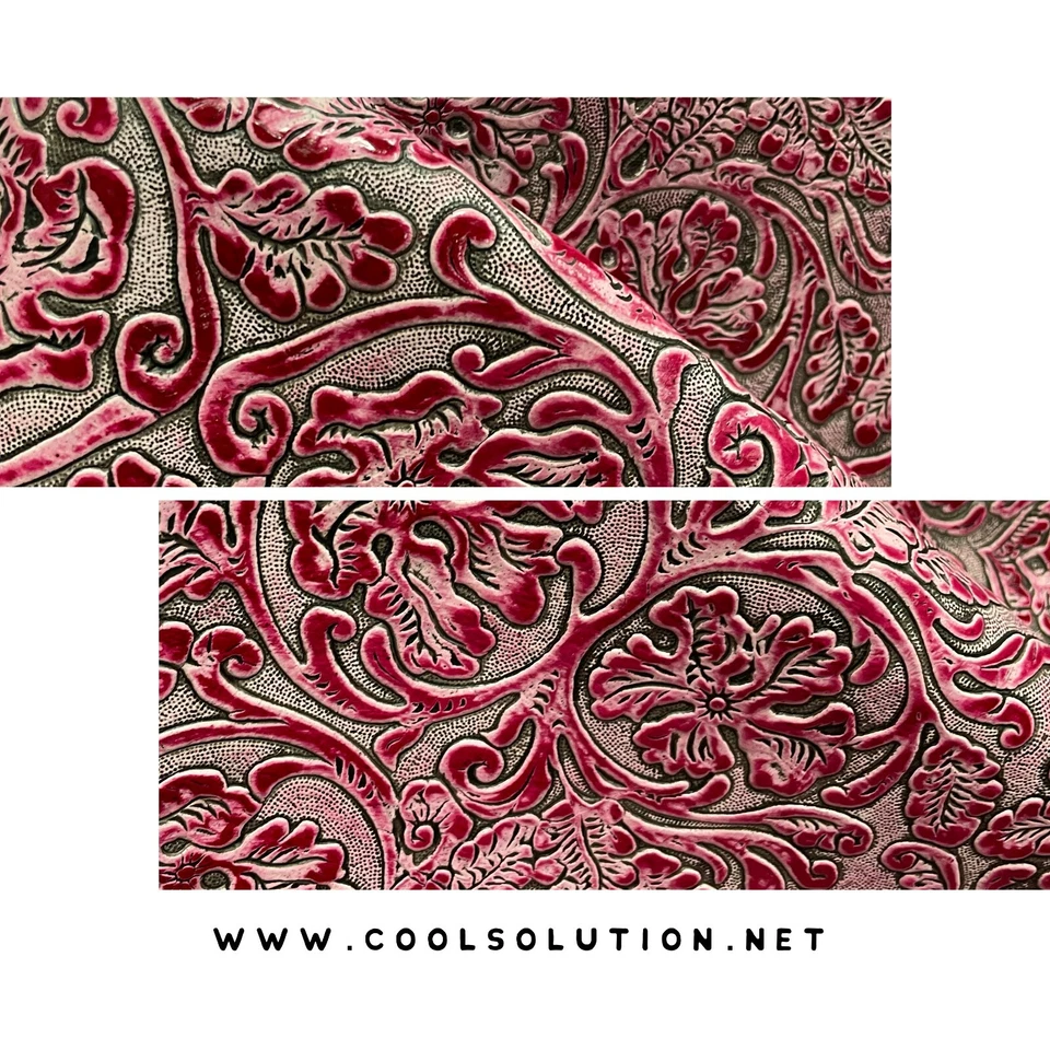 Embossed Leather Cowboy Tool Flamingo, Leather Sheets 8x8,10x8,12x18 Cut to Size - Image 1 of 4
