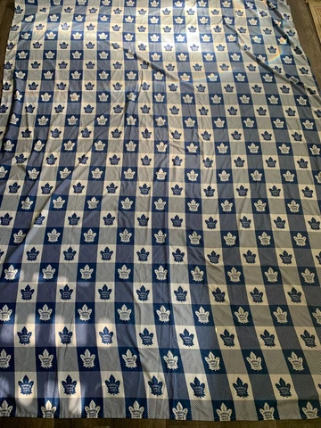 Toronto Maple Leafs Bedsheet 96 inches * 68 inches Cover