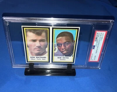 1971 Maynard Hayes PSA 8 POP1 0^ Rarest v Topps RC DELL Vintage NFL Cowboys Card - Image 1 of 4