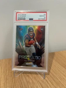 2023 Panini Prizm - CJ Stroud - Houston Texans - Rookie RC Prizmatic - PSA 10 - Picture 1 of 2
