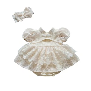 AnMystore Baby Dress First Meal Shrine Visit Hospital Outfit One-Piece Rom 45 - Picture 1 of 7