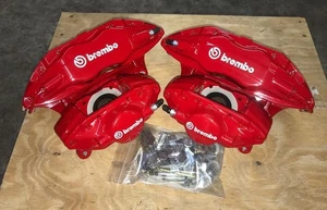 Mitsubishi EVO 4 5 6 7 8 9 Full Set of 4 Genuine Brembo Brake Calipers New - Picture 1 of 1