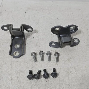 03-09 LEXUS GX470 REAR LEFT DRIVER DOOR HINGES SET SILVER COMPLETE OEM W/ BOLTS - Bild 1 von 6