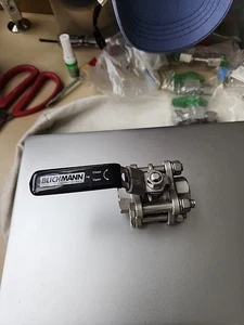 Blichmann 1/2" NPT Female FNPT 316 Stainless Steel Ball Valve 1000 WOG Water Gas - Picture 1 of 4