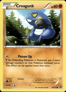 Croagunk 58/114 | XY - Steam Siege | Pokemon TCG | English | Common - Picture 1 of 3