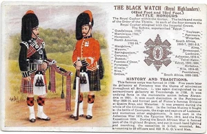 The Black Watch (Royal Highlanders) - Militaria - Carte postale (postcard) - Bild 1 von 2