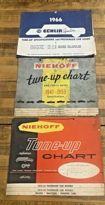 Lot of 3 Niehoff Tune-up Chart 1949-1959 & Napa Echlin ignition 1966 Booklet - Bild 1 von 12