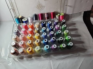 Embroidery Thread Polyester, Set of 50 Spools, 500yds, 40wt - Picture 1 of 2