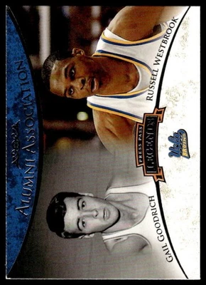 2008 PRESS PASS LEGENDS GAIL GOODRICH AA-7 EX RUSSELL WESTBROOK EX-ALUNOS UCLA - Imagem 1 de 2