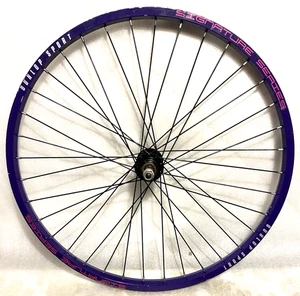 Rare Dunlop 24" Reconditioned Mountain Bike Rear Wheel DoubleSided Threaded Hub - Picture 1 of 4