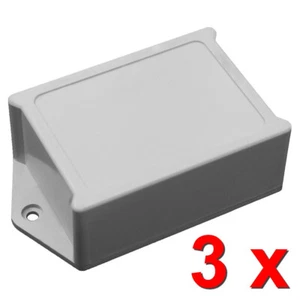 3x Kunststoff Gehäuse 64x45x22mm grau Leergehäuse Kleingehäuse Plastik - Bild 1 von 8