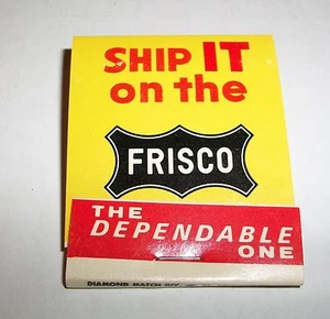 LIBRO DE CERILLAS FERROVIARIAS DE COLECCIÓN ENVIALO EN FRISCO ST LOUIS SAN FRANCISCO CON FÓSFOROS - Imagen 1 de 3