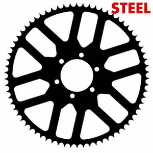 Steel stunt sprocket 70t-520 for Kawasaki ZX6-R 636 ER6 Z750 Z800 Z650 EX650 Nin - Imagen 1 de 12
