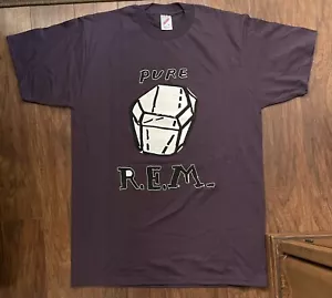 Vintage REM Pure 1995 Tour Original Deadstock Jerzees Official Concert T-Shirt L - Picture 1 of 4