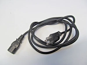 Power Cord Ching Cheng EL-701A, LR-57248, Black 10A 125V, 6ft, E88446 - Picture 1 of 4