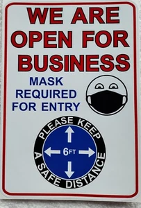 Social Distancing Vinyl Sign - Picture 1 of 1
