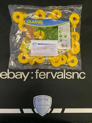 Isolateur Vis Bois Couleur Jaune Comme Photo Emballage Pz.25 Code R315402 - Photo 1/4