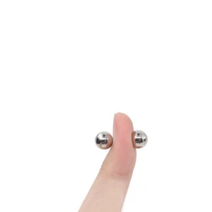 2* Brustwarze Magnet Kugel Piercing Body Enhancer Stimulation Metall Klemmgerät - Bild 1 von 12