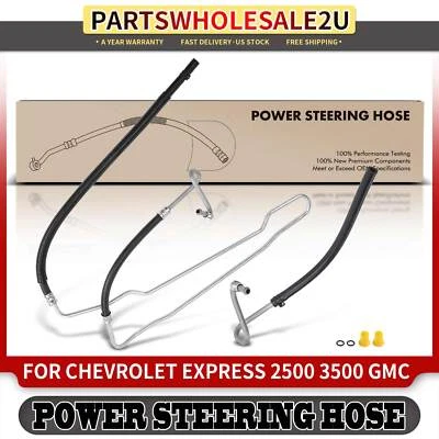 Nueva manguera de retorno de dirección asistida 2 piezas para Chevrolet Express 2500 GMC Savana 2500 Foto 1 de 4