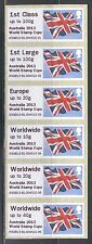 GREAT BRITAIN 2013, UNION JACK SELF-ADHESIVES FOR AUSTRALIA STAMP EXPO, MNH 