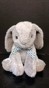 Gray Plush Bunny Rabbit Plush Super Soft With Textured Ears Homerbest - Picture 1 of 5