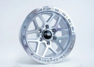 17x8.5 -10 Scale 4x4 S02 6x139.7 Machined Wheels (Set of 4) - Picture 1 of 2