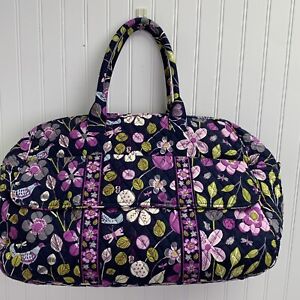 NWOT Vera Bradley Floral Nightingale Large Overnight Duffel Bag