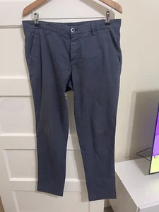 MASON'S  Torino Summer men's chino pants in cotton and tencel  Size 50 - Picture 1 of 6