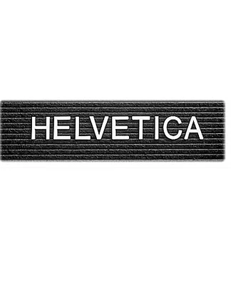1 Inch Characters for Plastic Letter Boards, Helvetica Font, 144 Characters p... - Image 1 of 2