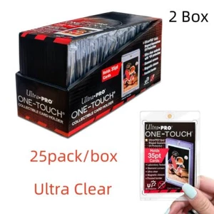 50 Pack Ultra Pro One Touch Magnetic Card Holder Holds 35PT Cards (2X Box) - Picture 1 of 3