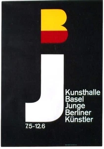 Original vintage poster EXPO YOUNG BERLIN ARTISTS 1966 - Picture 1 of 1