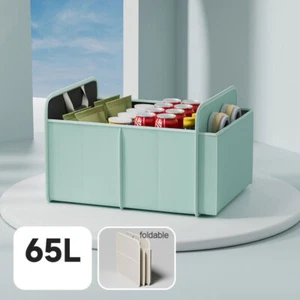 Car Trunk Storage Box 65l Large Capacity Foldable Multifunctional Storage Box - Picture 1 of 29