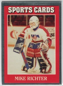 1991 Allan Kaye's Sports Cards News Magazine #34 Mike Richter Team USA/Rangers - Picture 1 of 2