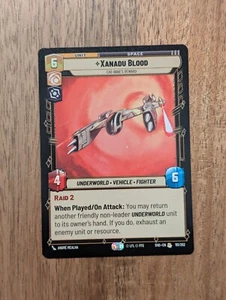 Star Wars Unlimited TCG - SWU - Xanadu Blood - NM Cond - Picture 1 of 1
