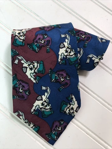 NHL Anaheim Mighty Ducks Inaugural Season Silk Neck Tie Limited Edition Cover