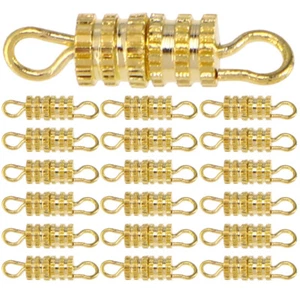 50PCS Fermagli per Collana Viti Decorative Fermagli per Braccialetti in Pelle Punta Fine Gioielli - Foto 1 di 12