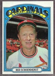 1972 Topps Set-Break #67 Red Schoendienst NR-MINT *JAYSACE* - Picture 1 of 2