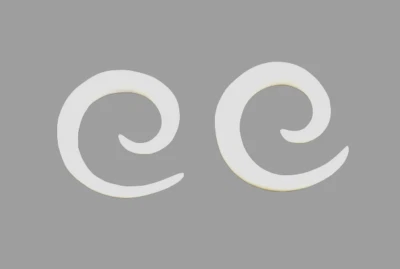 Estiradores espirales de hueso de búfalo de aguas blancas calibre 8 conos expansores de oreja medidores  Foto 1 de 4