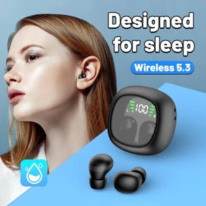 In-ear Mini Earbuds Invisible Sleep Headphone Wireless Bluetooth 5.3 Earphones - Picture 1 of 27