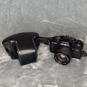 MINOLTA X-700 MPS 35mm SLR FILM CAMERA + MINOLTA MD 50MM F/1.7 LENS Case Strap - Picture 1 of 21