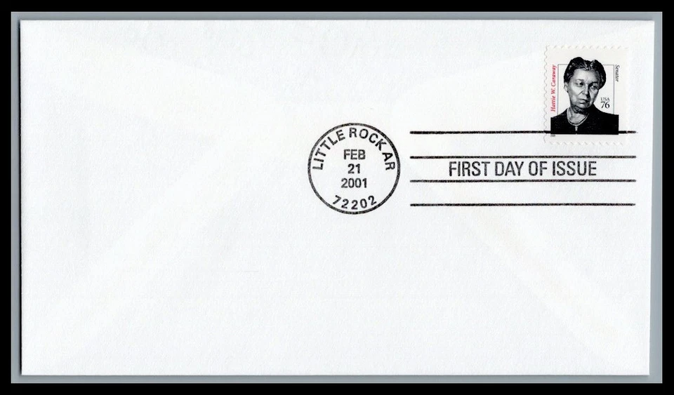 US FDC # 3431 76c Sen. Hattie Caraway none   2001, 9N560 - Image 1 of 1