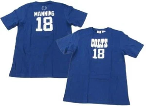 New Peyton Manning #18 Indianapolis Colts Kids-Youth Sizes XS-S-M-L-XL-2XL Shirt - Picture 1 of 10