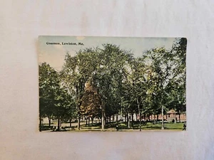 Tarjeta postal de The Common, Lewiston Maine - Imagen 1 de 2