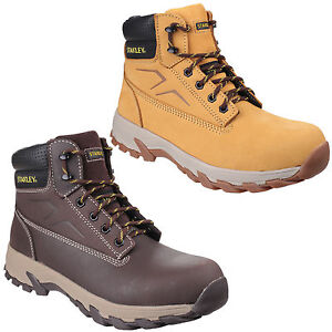 Stanley Tradesman Safety Toe Cap Leather Mens Hiking Boots Shoes UK7-12