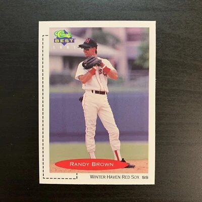 1991 Classic Best Randy Brown #131 Winter Haven Red Sox - Image 1 of 3