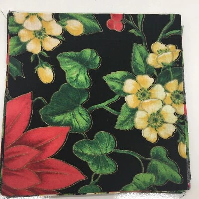 24 PC 5 Inch Quilting Fabric Charm Pack I Design Christmas 5FS715 Free Ship - Image 1 of 4