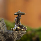  Alloy Fishing Statue Sand Table Figurine Chinese Miniature Figurines