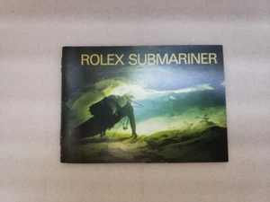 Authentic Rolex 1989 Submariner SUBMARINER Booklet English Rolex - Picture 1 of 3