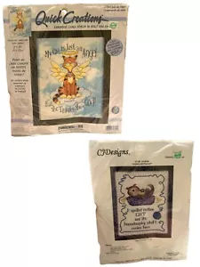 Lote De 2 Gatos Temáticos Contados Punto de Cruz Regalo Abuela Núcleo Gato Loco Dama Regalo - Imagen 1 de 5